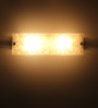 Off White Metal Bath Light