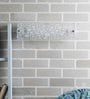 Off White Metal Bath Light