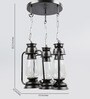 Pixel Transparent Glass Cluster Hanging Light