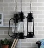 Pixel Transparent Glass Cluster Hanging Light