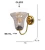 Golden Metal Wall Lamp