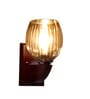 Brown Wooden Wall Lamp