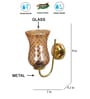 Golden Metal Wall Lamp
