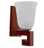 Brown Wooden Wall Lamp