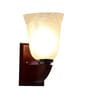 Brown Wooden Wall Lamp