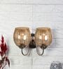 Black Chorm Finish Stainless Steel Wall Lamp
