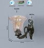 Antique Golden Metal Wall Lamp