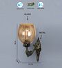 Antique Golden Metal Wall Lamp