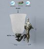 Antique Golden Metal Wall Lamp