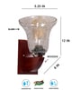 Brown Wooden Wall Lamp
