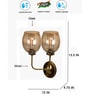 Golden Metal Wall Lamp