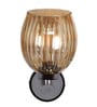 Brown Wooden Wall Lamp