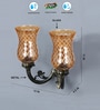 Antique Golden Metal Wall Lamp
