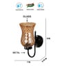 Black Iron Wall Lamp