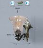 Antique Golden Metal Wall Lamp