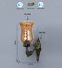 Antique Golden Metal Wall Lamp