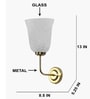 Golden Metal Wall Lamp