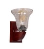Brown Wooden Wall Lamp