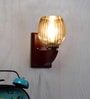 Brown Wooden Wall Lamp