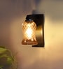 Brown Wooden Wall Lamp