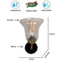 Black Iron Wall Lamp