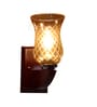 Brown Wooden Wall Lamp