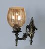 Antique Golden Metal Wall Lamp