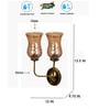 Golden Metal Wall Lamp