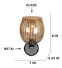 Brown Wooden Wall Lamp