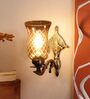 Antique Golden Metal Wall Lamp