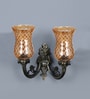 Antique Golden Metal Wall Lamp