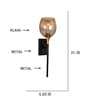 Black Metal Wall Lamp