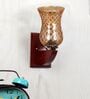 Brown Wooden Wall Lamp