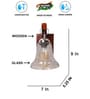 Brown Wooden Wall Lamp