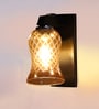 Brown Wooden Wall Lamp