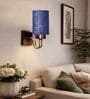Blue Jute Stylish wood & metal wall lamp Ideal