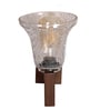 Brown Wooden Wall Lamp