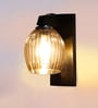 Black Wooden Wall Lamp