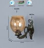 Antique Golden Metal Wall Lamp