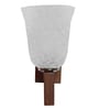 Brown Wooden Wall Lamp