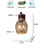 Brown Wooden Wall Lamp