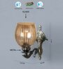 Antique Golden Metal Wall Lamp