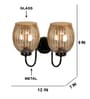 Black Iron Wall Lamp