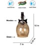 Black Wooden Wall Lamp