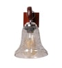Brown Wooden Wall Lamp