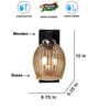 Black Wooden Wall Lamp