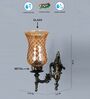 Antique Golden Metal Wall Lamp