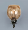Antique Golden Metal Wall Lamp