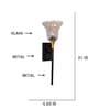 Black Metal Wall Lamp