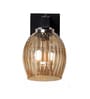 Black Wooden Wall Lamp